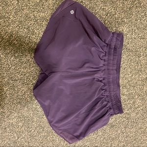 Lululemon Purple Running Shorts